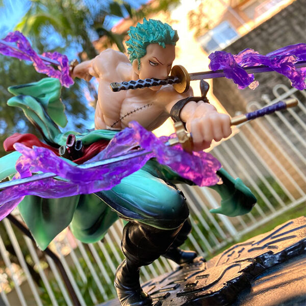 Anime One Piece PVC Figure Roronoa Zoro 25cm KO version 04