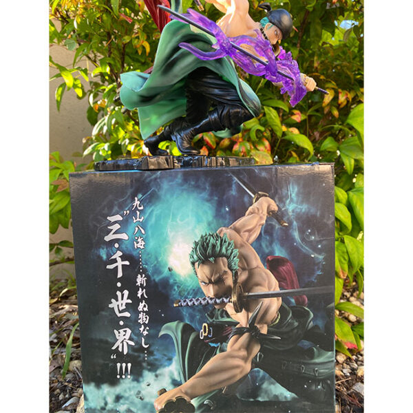 Anime One Piece PVC Figure Roronoa Zoro 25cm KO version 07